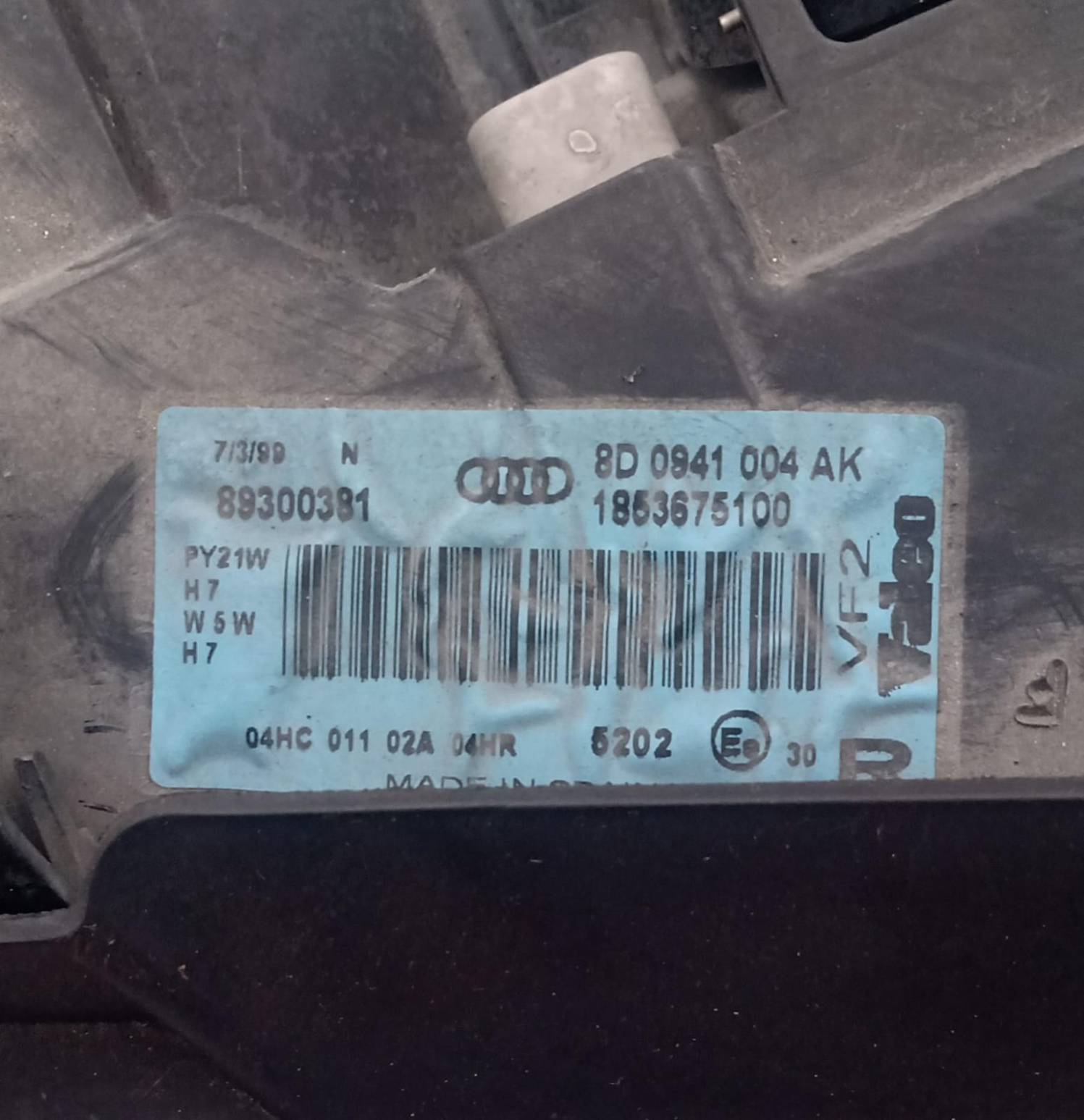 Fanale anteriore destro