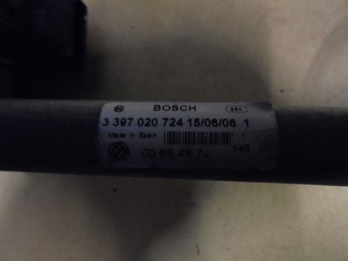 Asta tergiparabrezza con motorino 