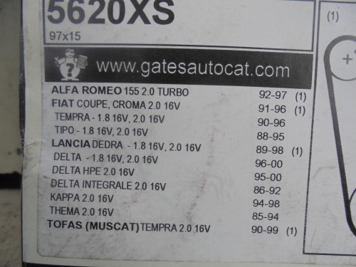 Cinghia distribuzione controalbero 