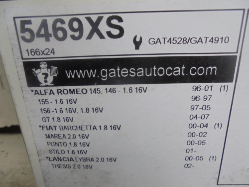 Cinghia distribuzione pompa iniezione 