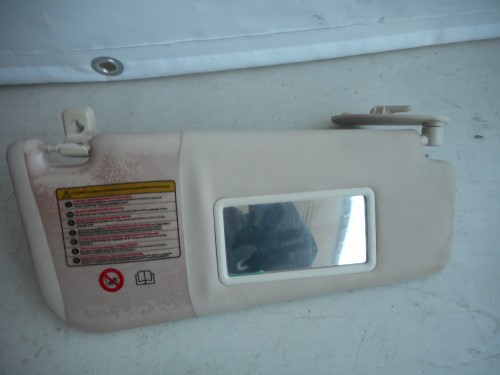 Aletta parasole parabrezza dx. 