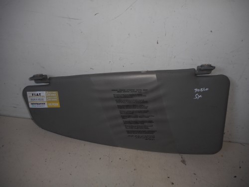 Aletta parasole parabrezza sx.