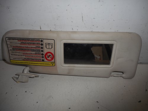 Aletta parasole parabrezza dx. 