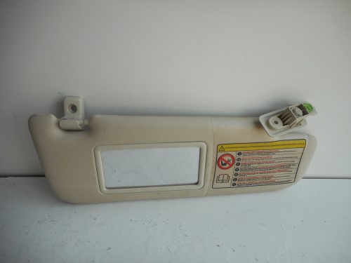 Aletta parasole parabrezza dx. 