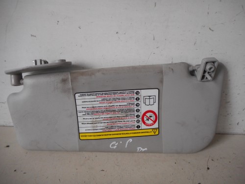 Aletta parasole parabrezza dx. 