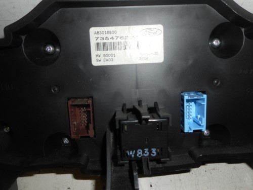 Blocco comando climatizzazione 