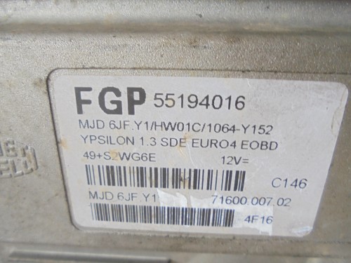 Centralina iniezione 