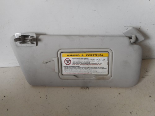 Aletta parasole parabrezza dx. 