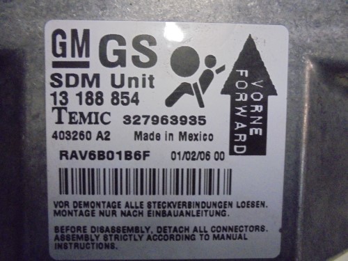 Centralina comando air-bag 