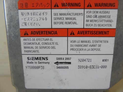 Centralina comando air-bag 