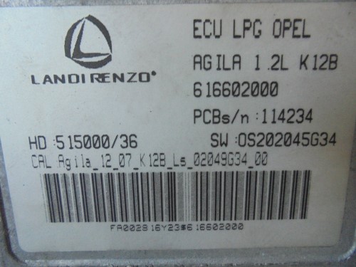 Centralina iniezione 