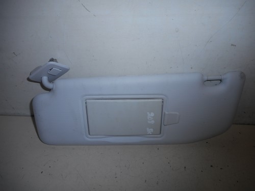 Aletta parasole parabrezza dx. 