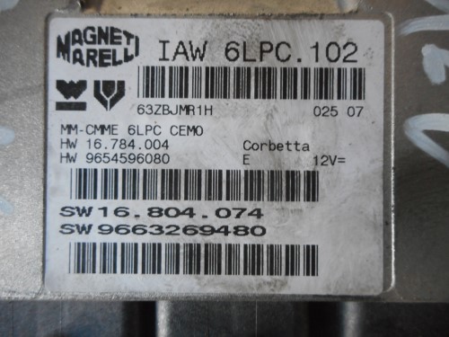 Centralina iniezione 