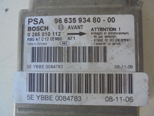 Centralina comando air-bag 