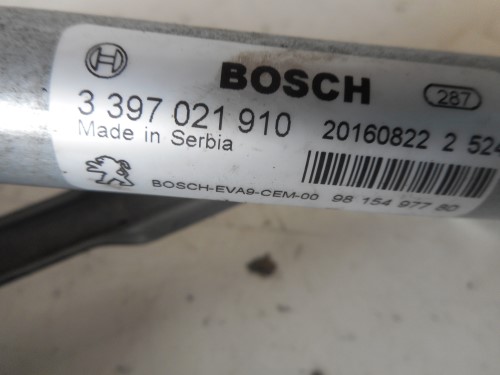 Asta tergiparabrezza con motorino 