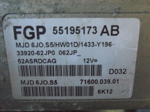 Centralina iniezione 