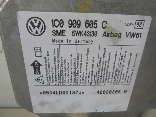 Centralina comando air-bag 