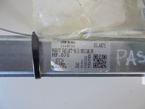 Alzacristallo porta post.  sx.