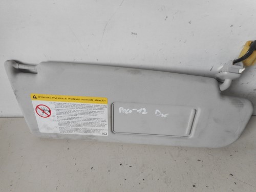 Aletta parasole parabrezza  dx. 