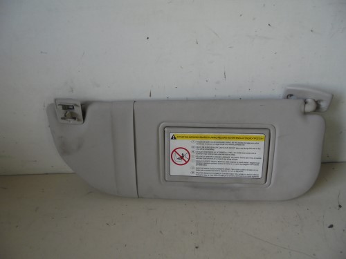 Aletta parasole parabrezza dx. 