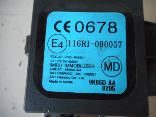 Commutatore avviamento 