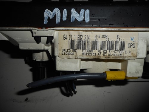 Blocco comando climatizzazione 