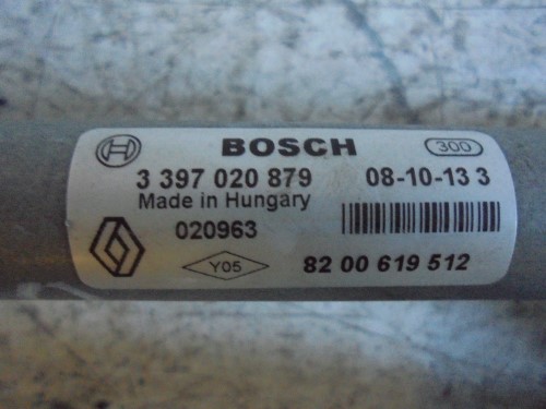 Asta tergiparabrezza con motorino 