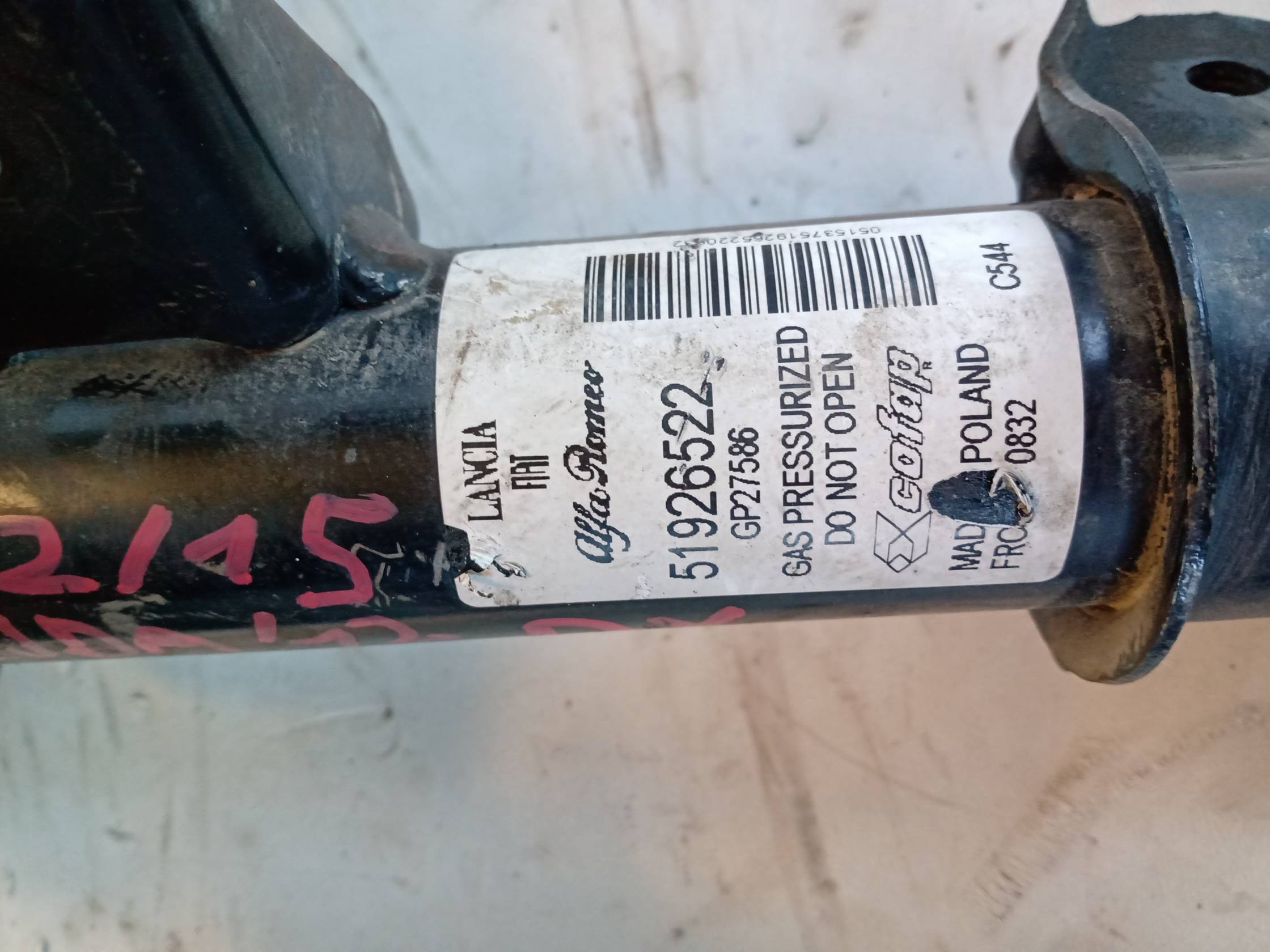 Ammortizzatore anteriore destro