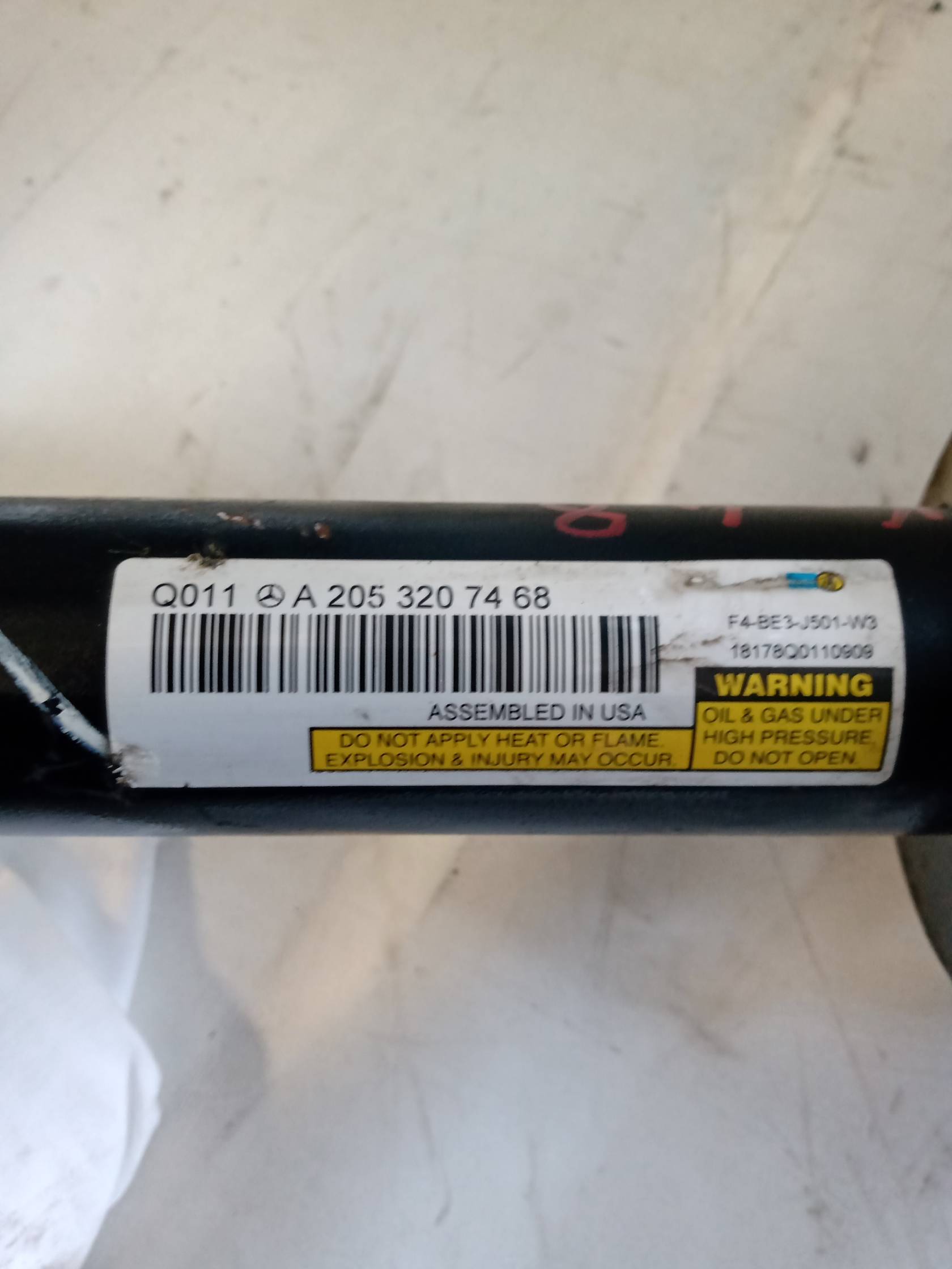 Ammortizzatore anteriore sinistro