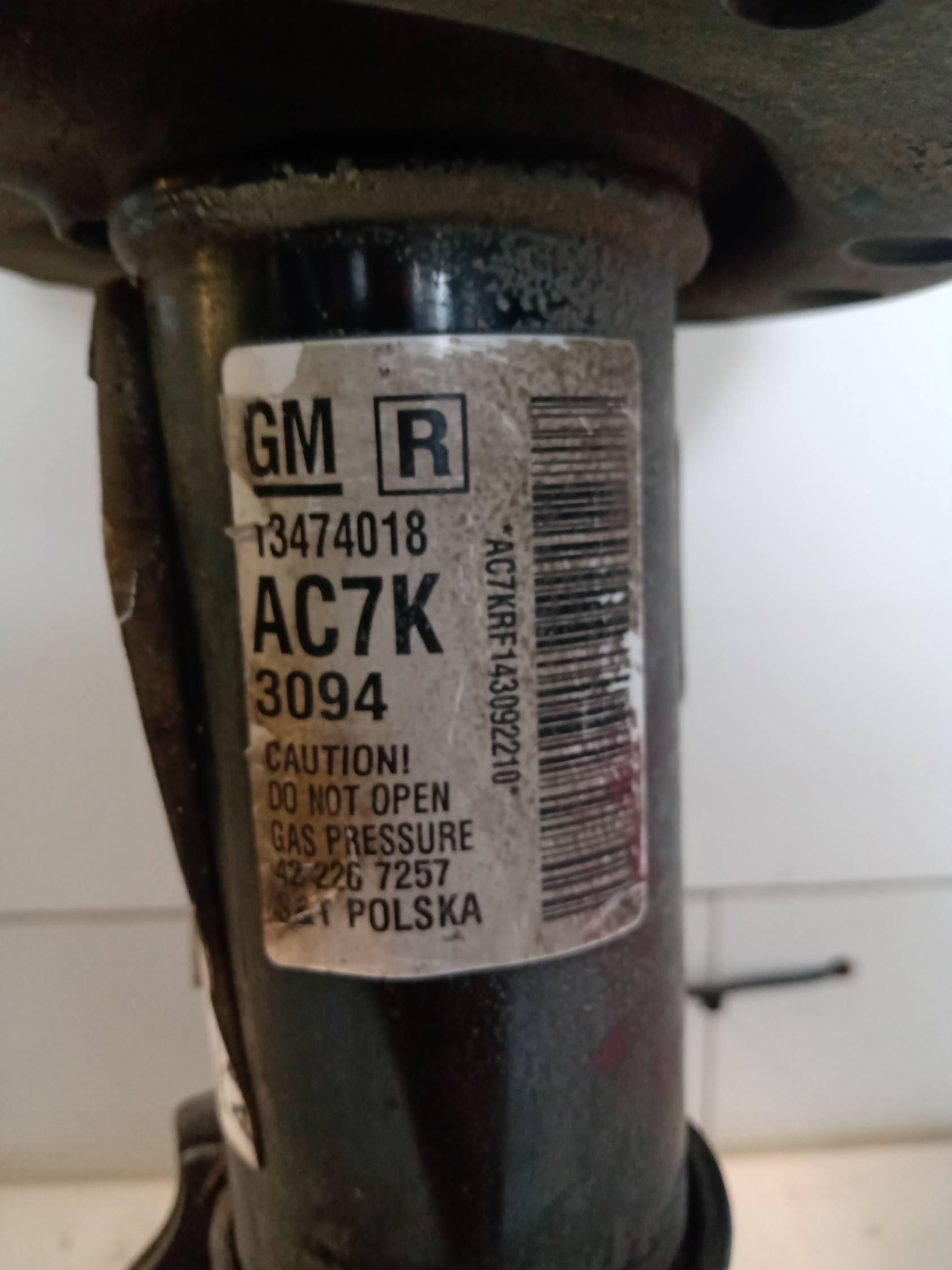 Ammortizzatore anteriore destro