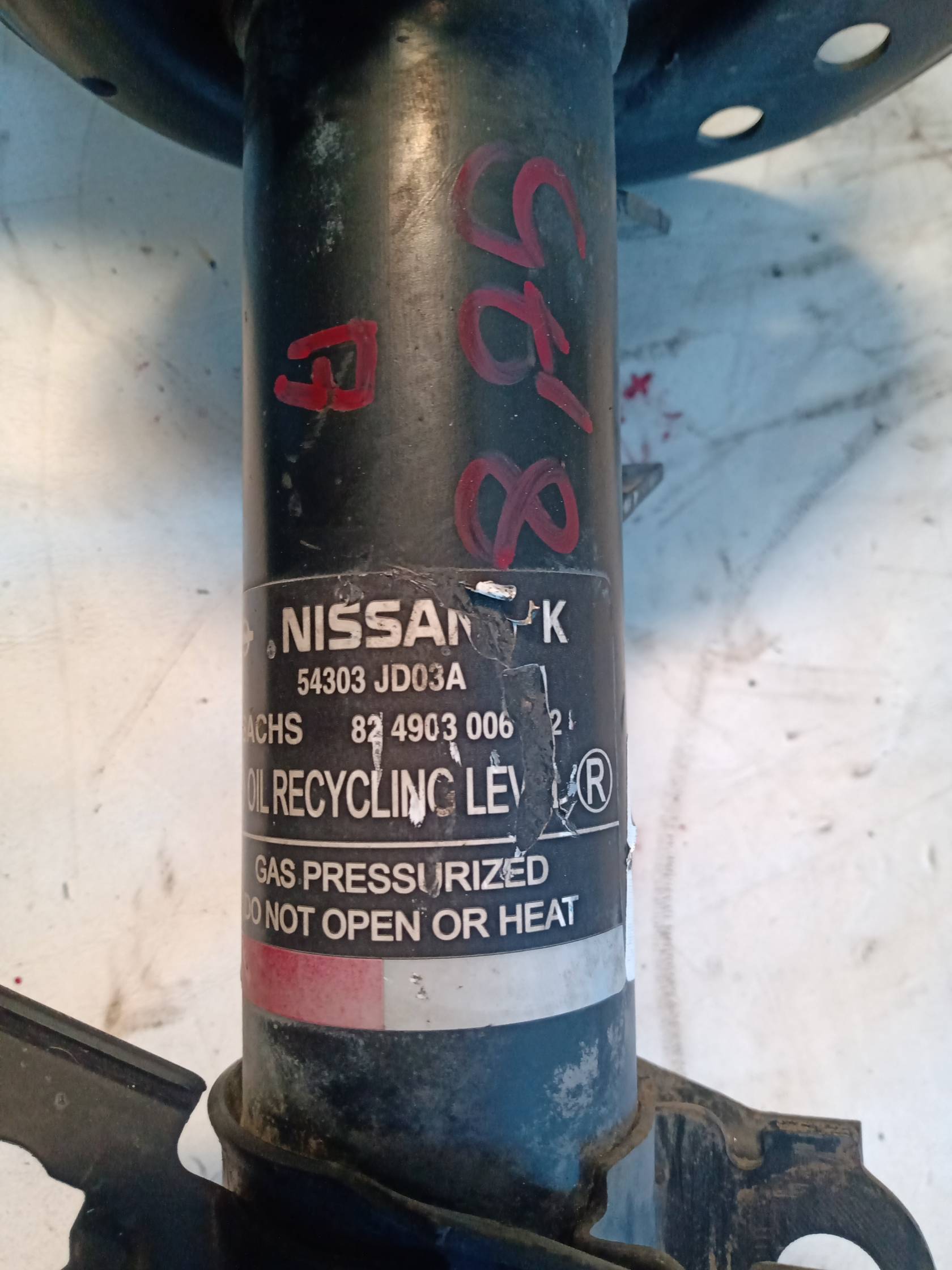 Ammortizzatore anteriore sinistro