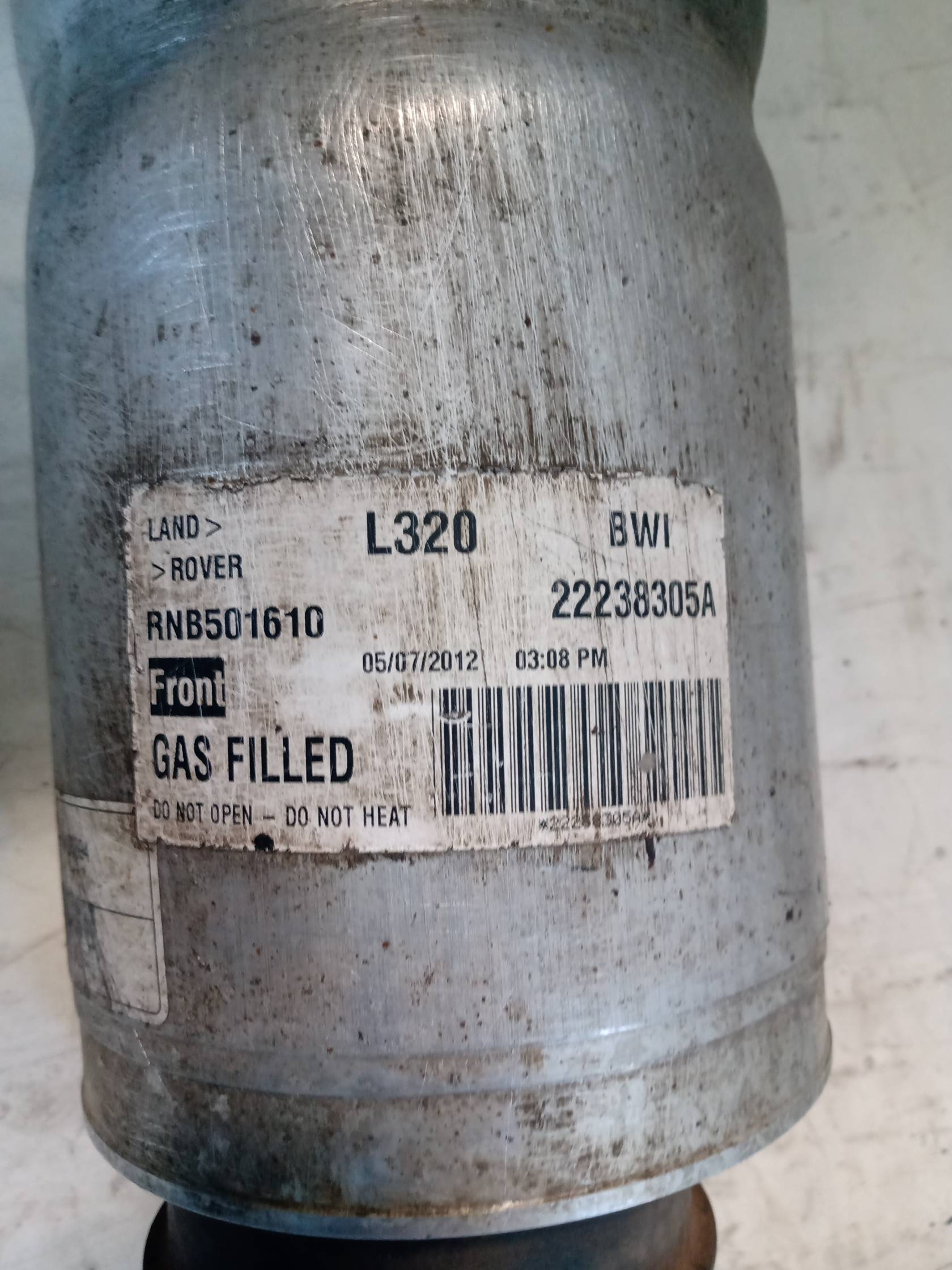 Ammortizzatore anteriore sinistro