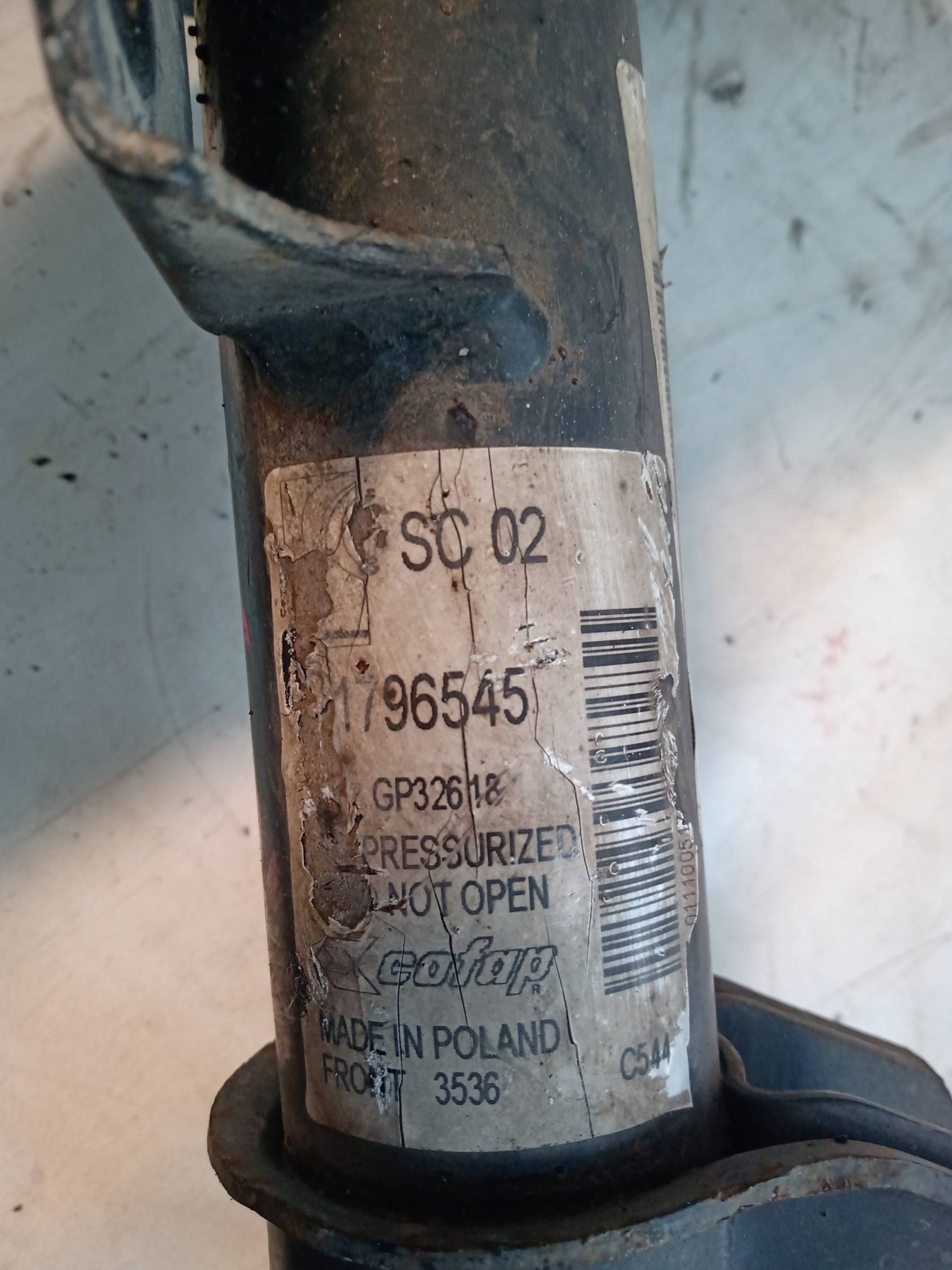 Ammortizzatore anteriore destro