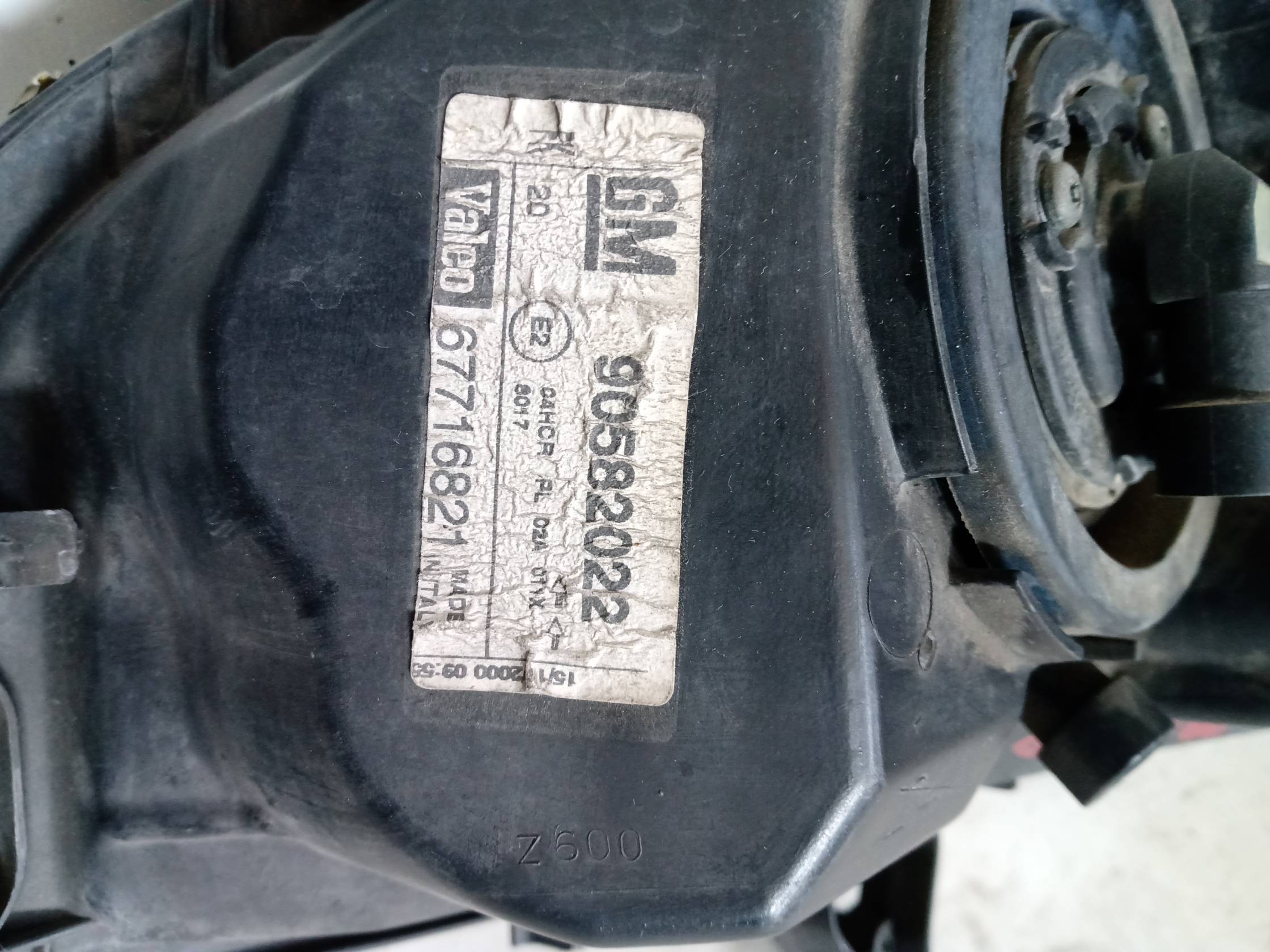 Fanale anteriore destro