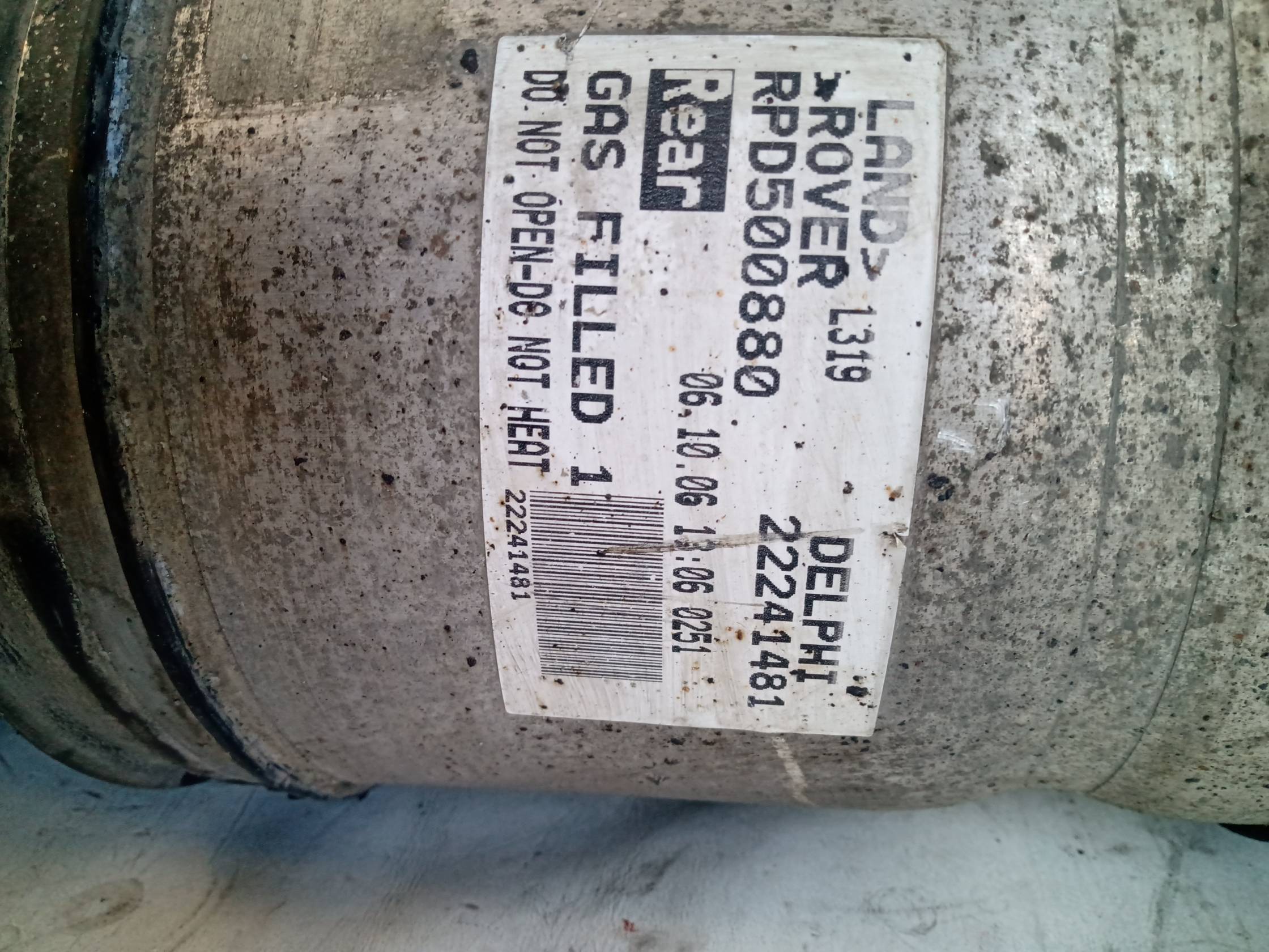 Ammortizzatore posteriore sinistro