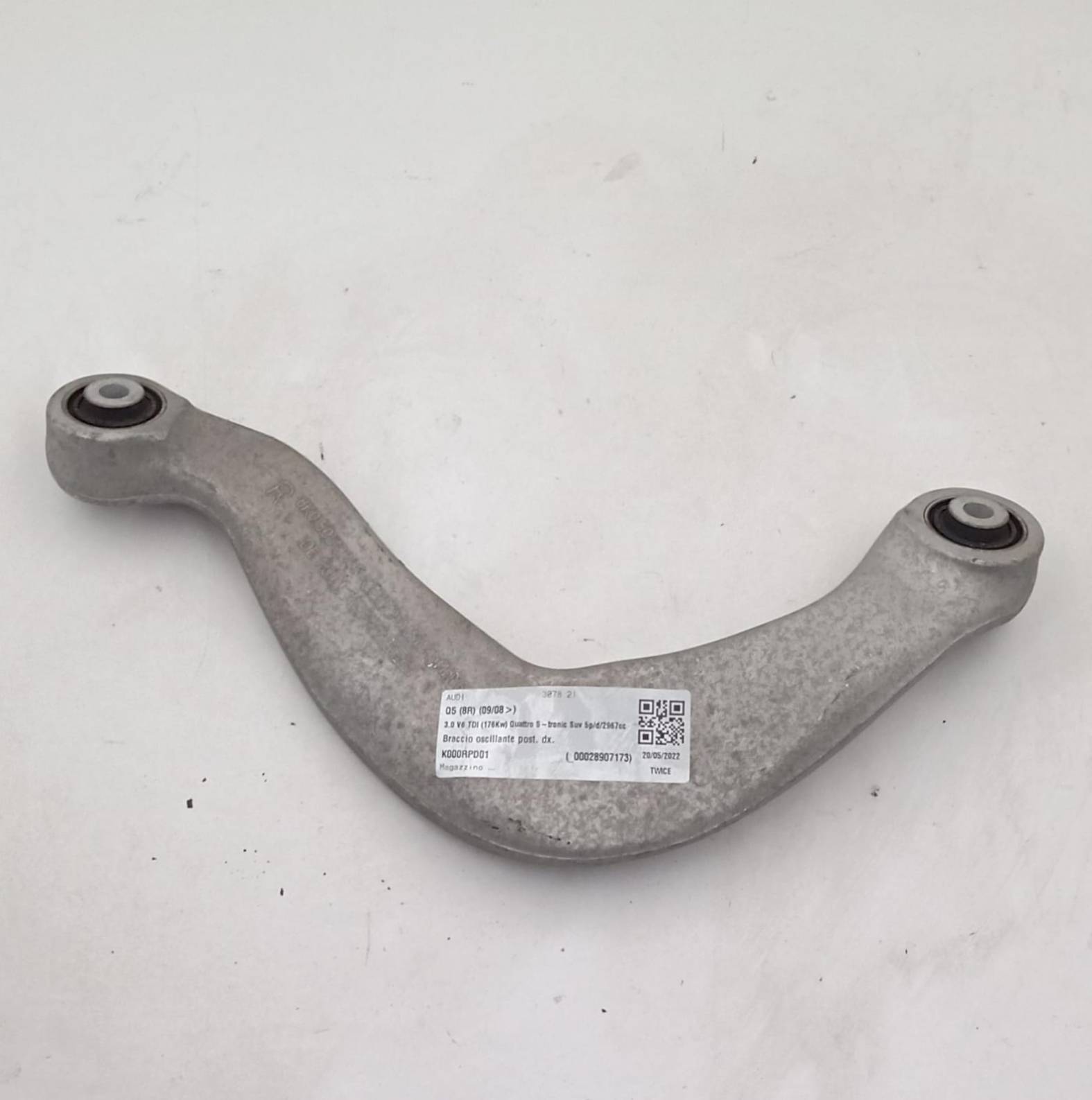 Braccio oscillante posteriore destro