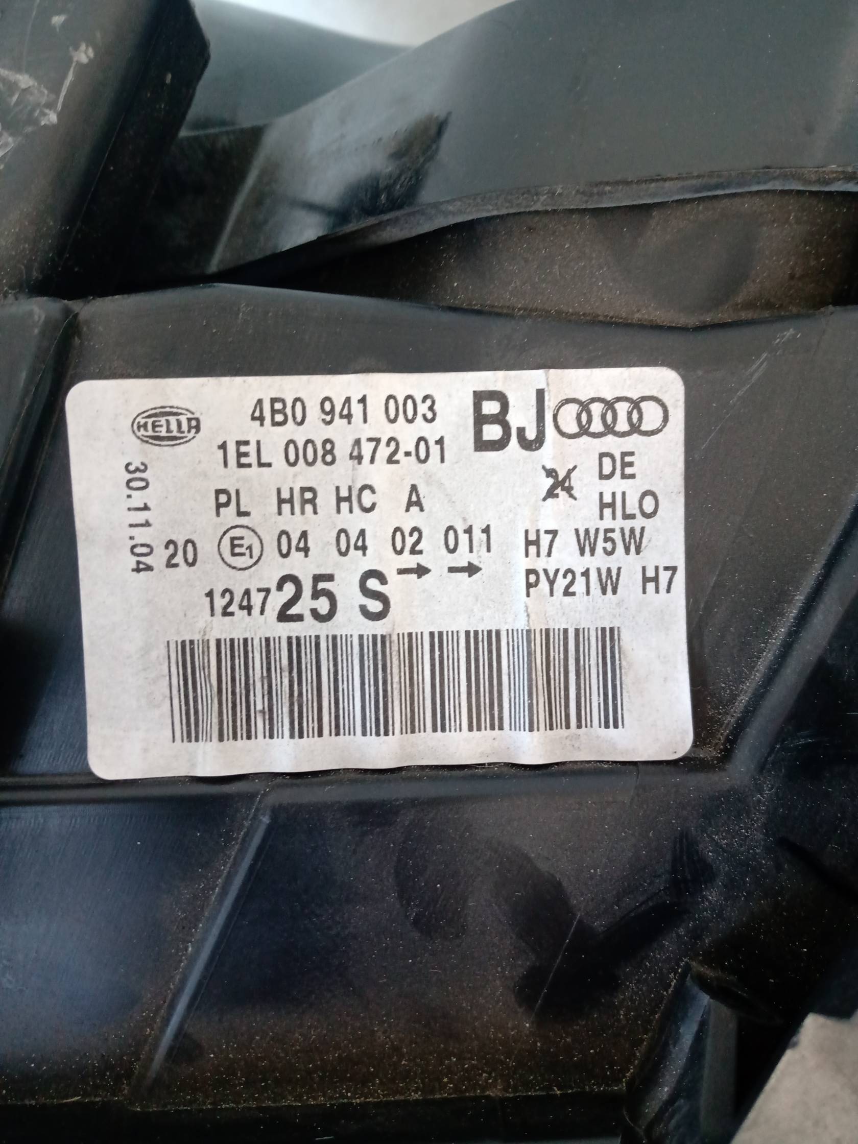 Fanale anteriore sinistro