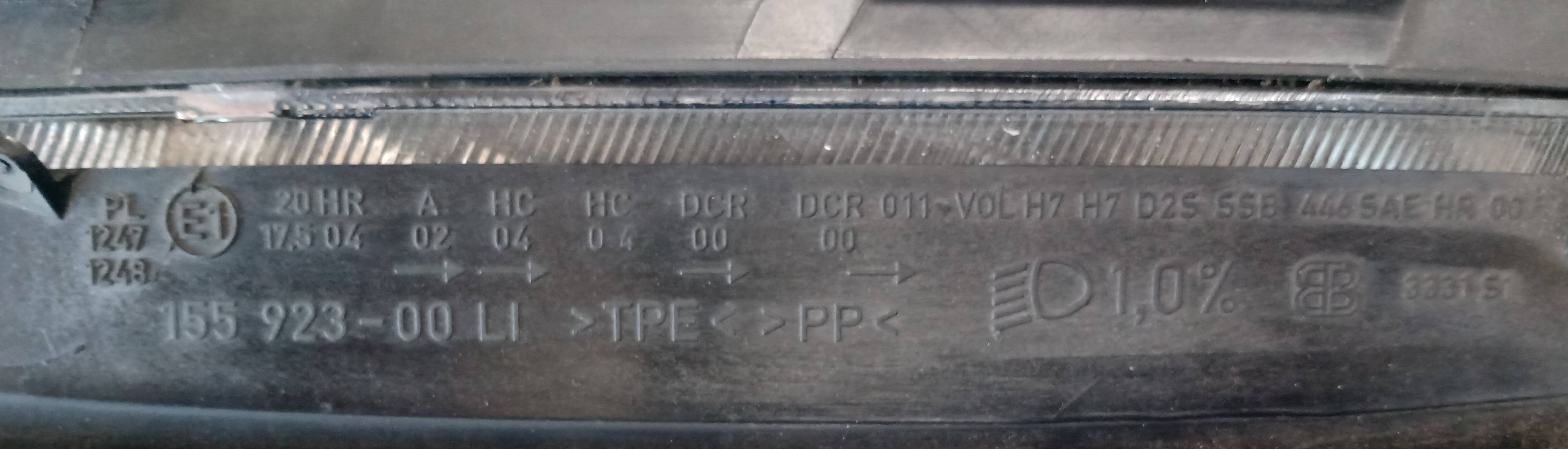 Fanale anteriore sinistro