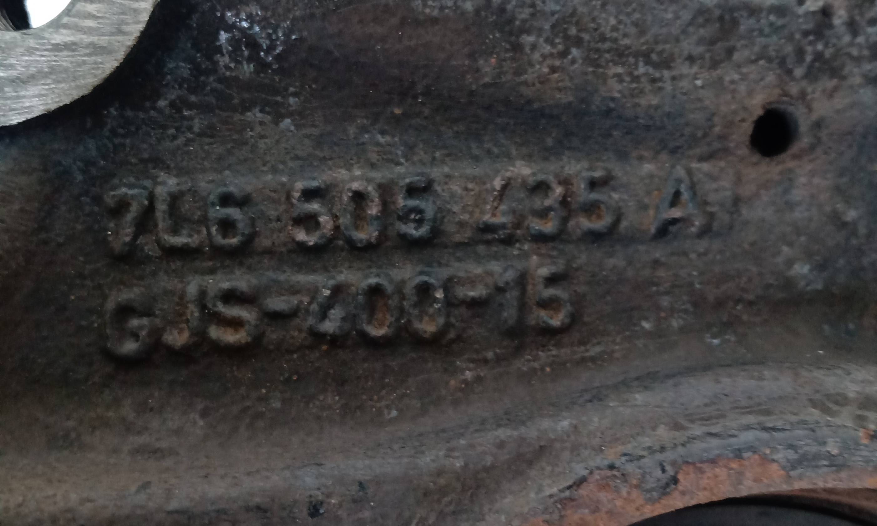 Mozzo posteriore sinistro