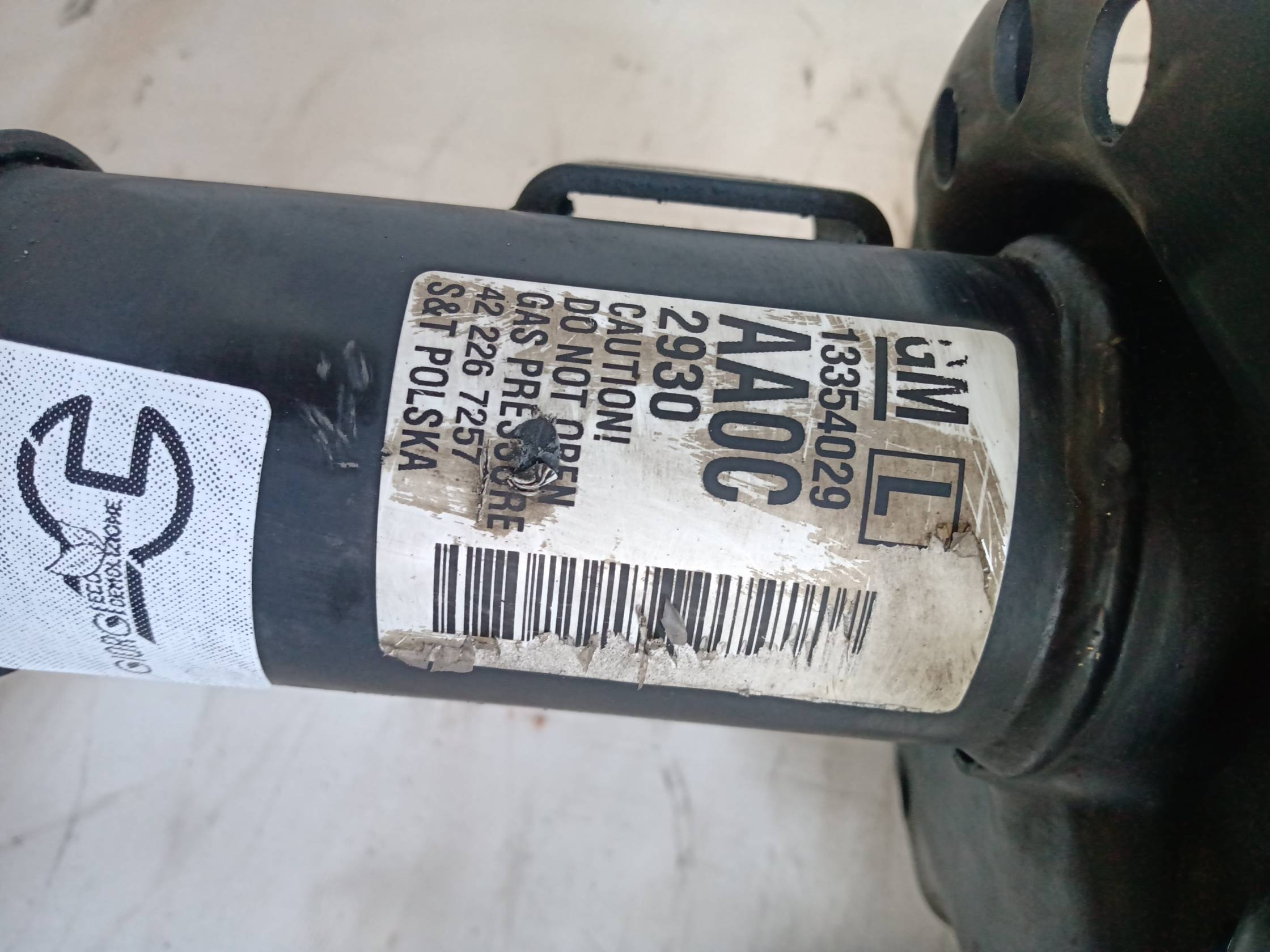 Ammortizzatore anteriore sinistro