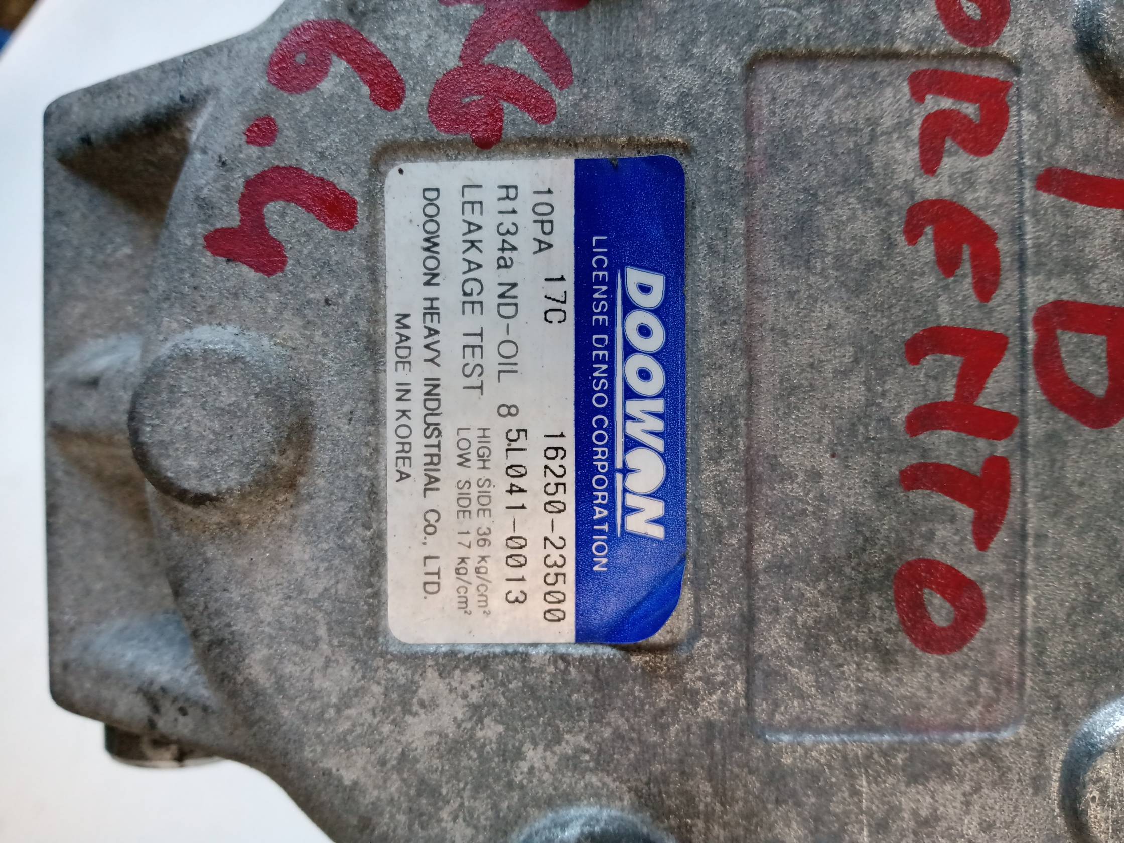 Compressore aria condizionata