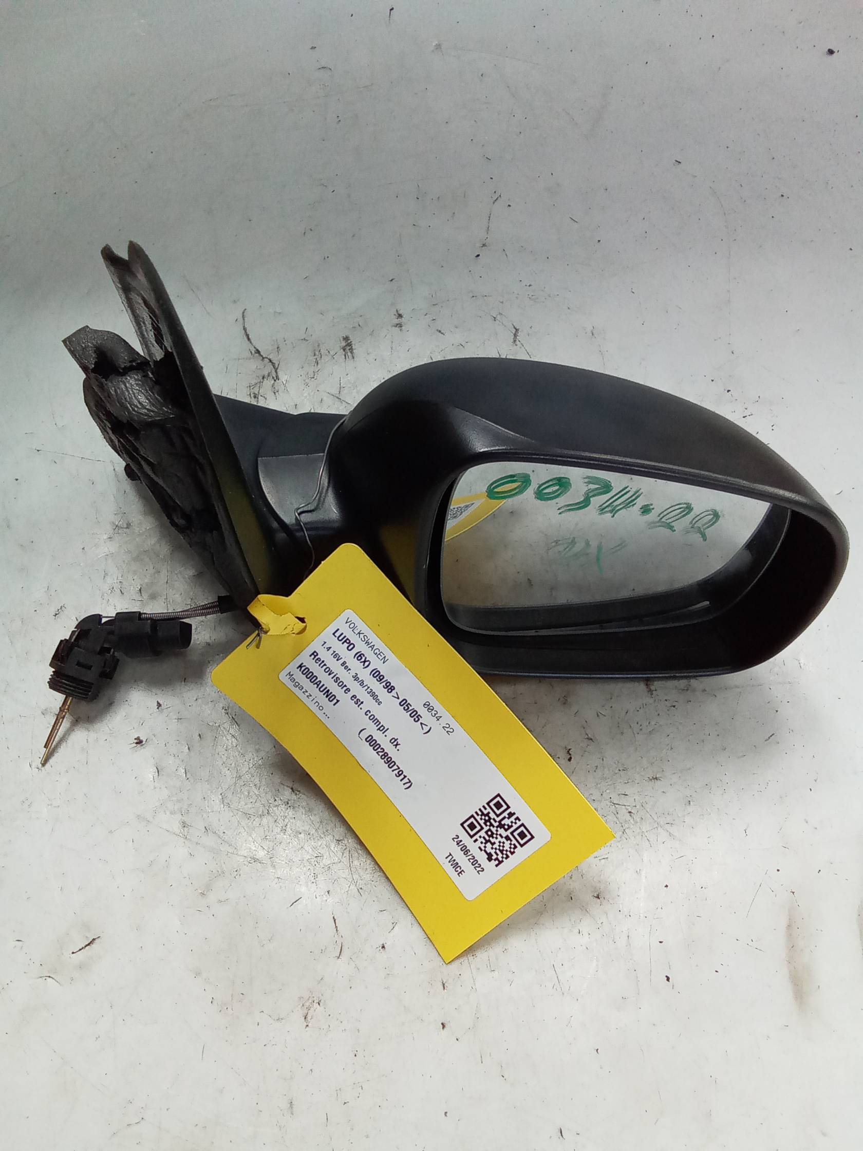 Retrovisore est. compl. dx.