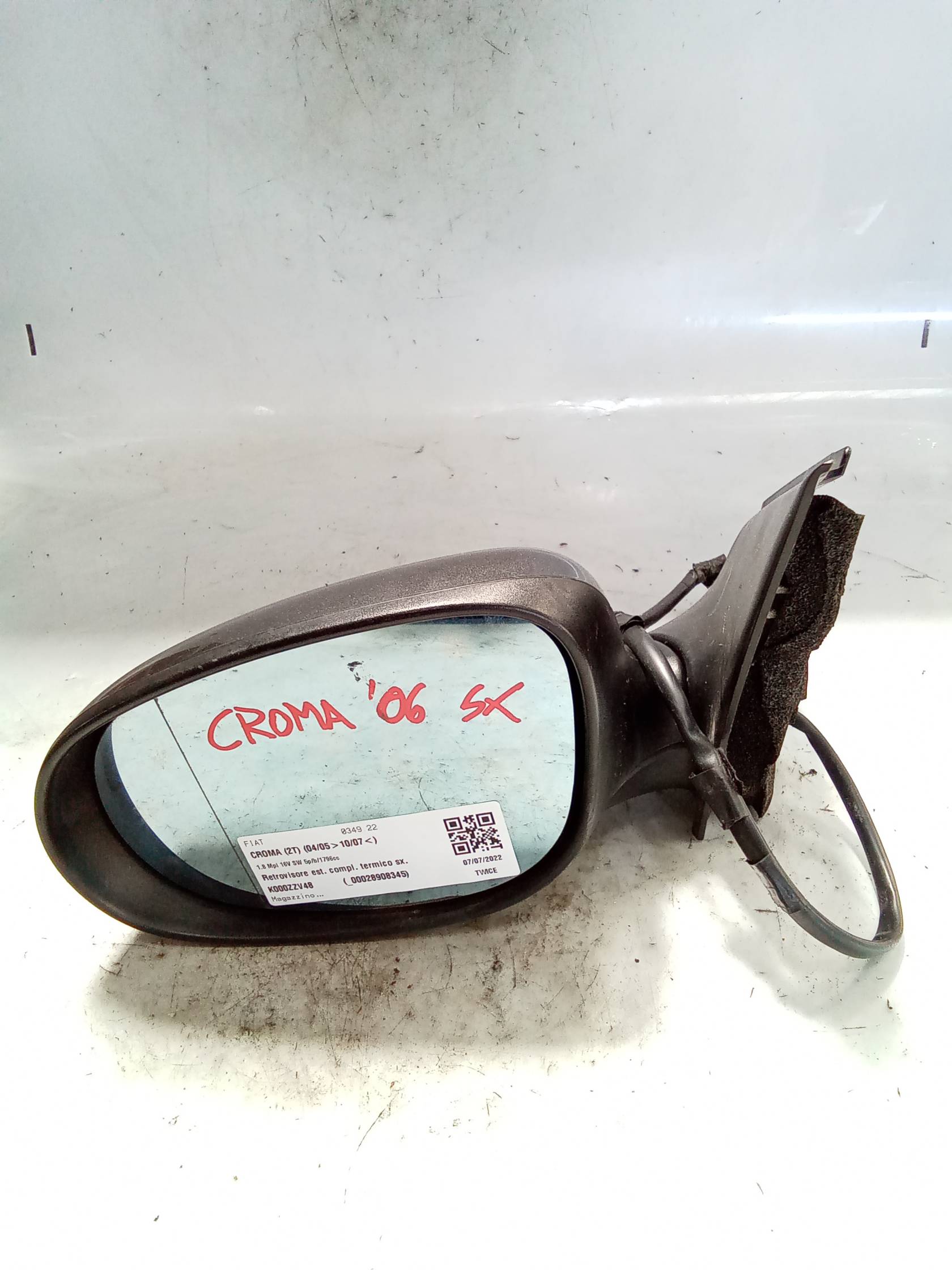 Retrovisore est. compl. termico sx.