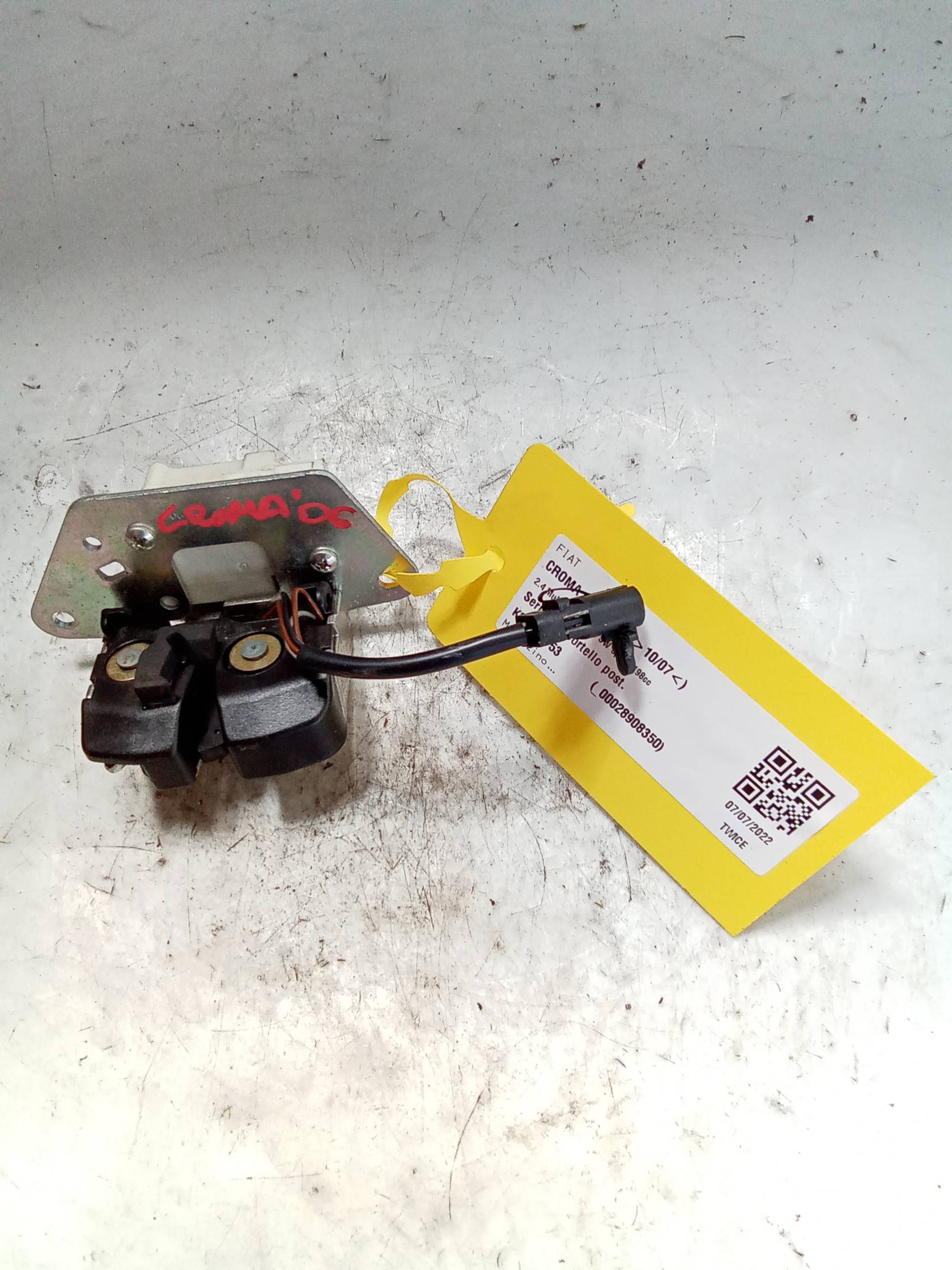 Serratura portello post.