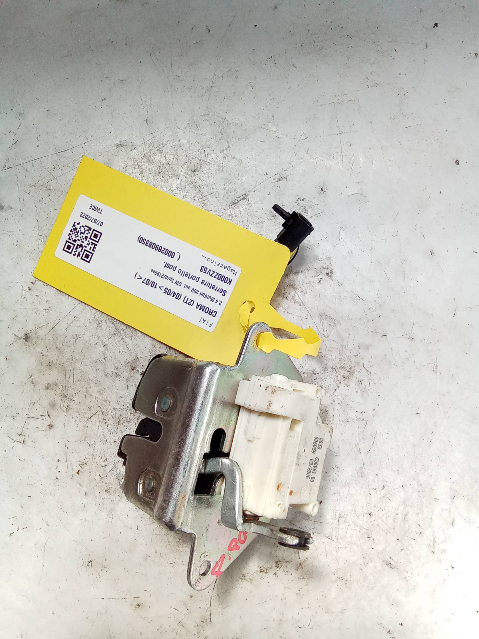 Serratura portello post.