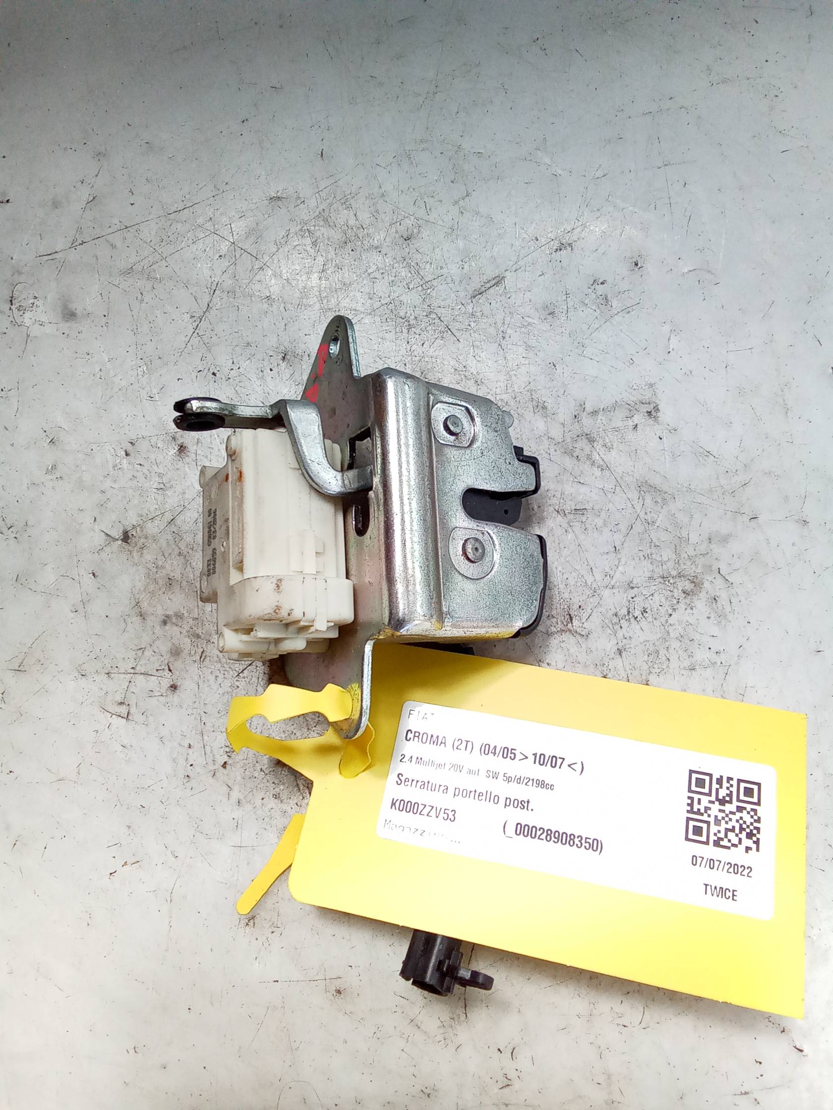 Serratura portello post.