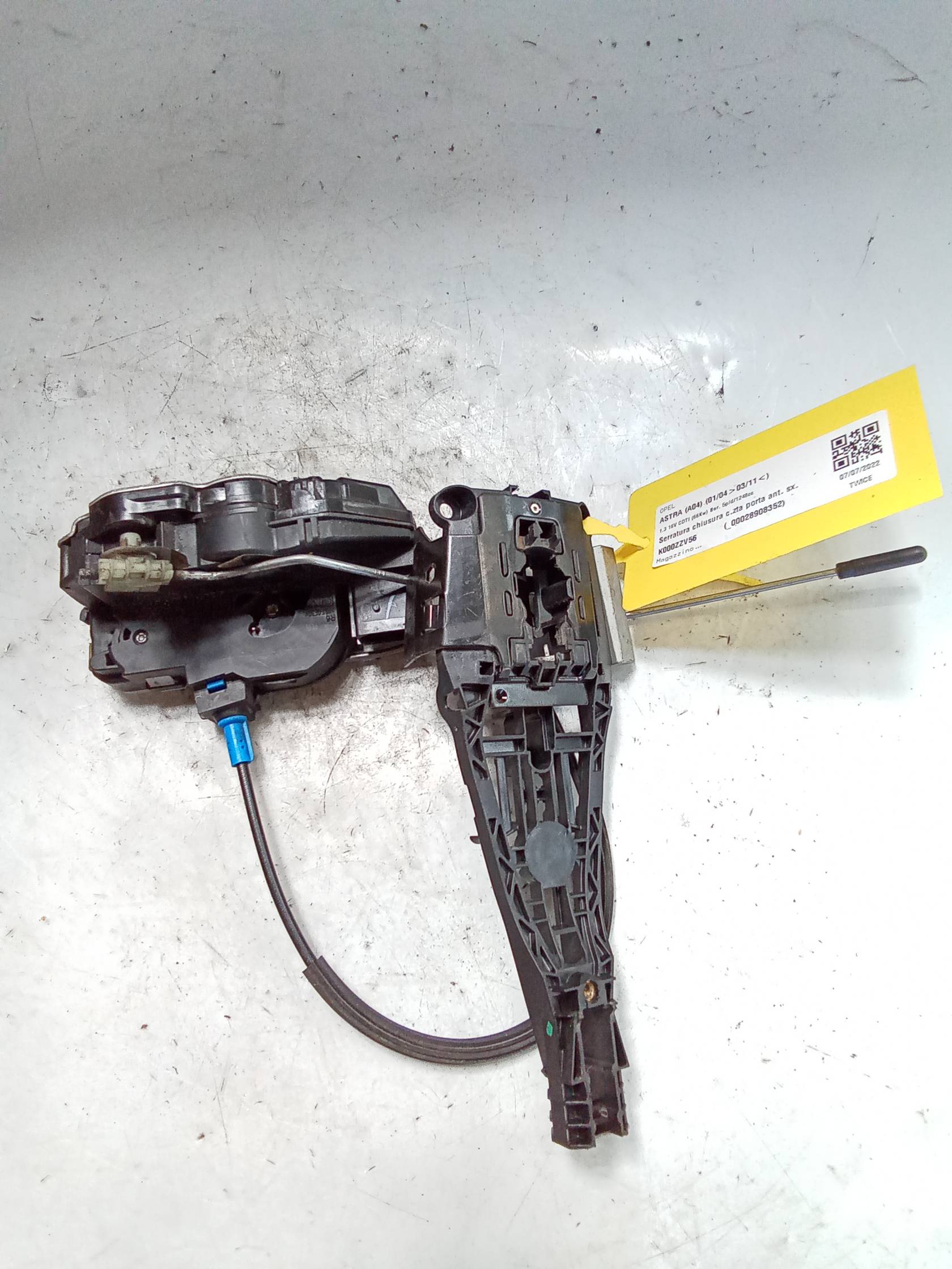 Serratura chiusura c.zta porta ant. sx.