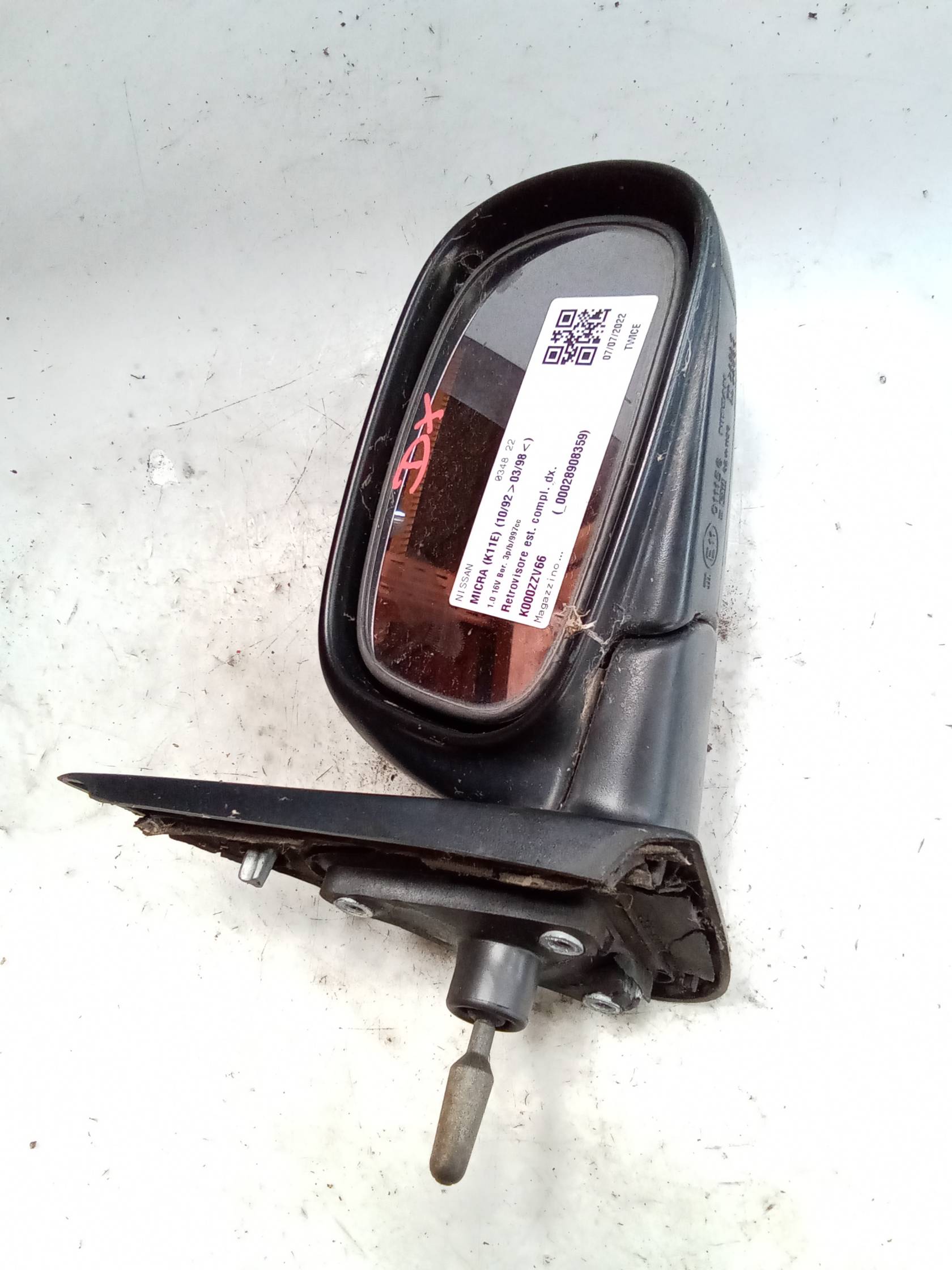 Retrovisore est. compl. dx.