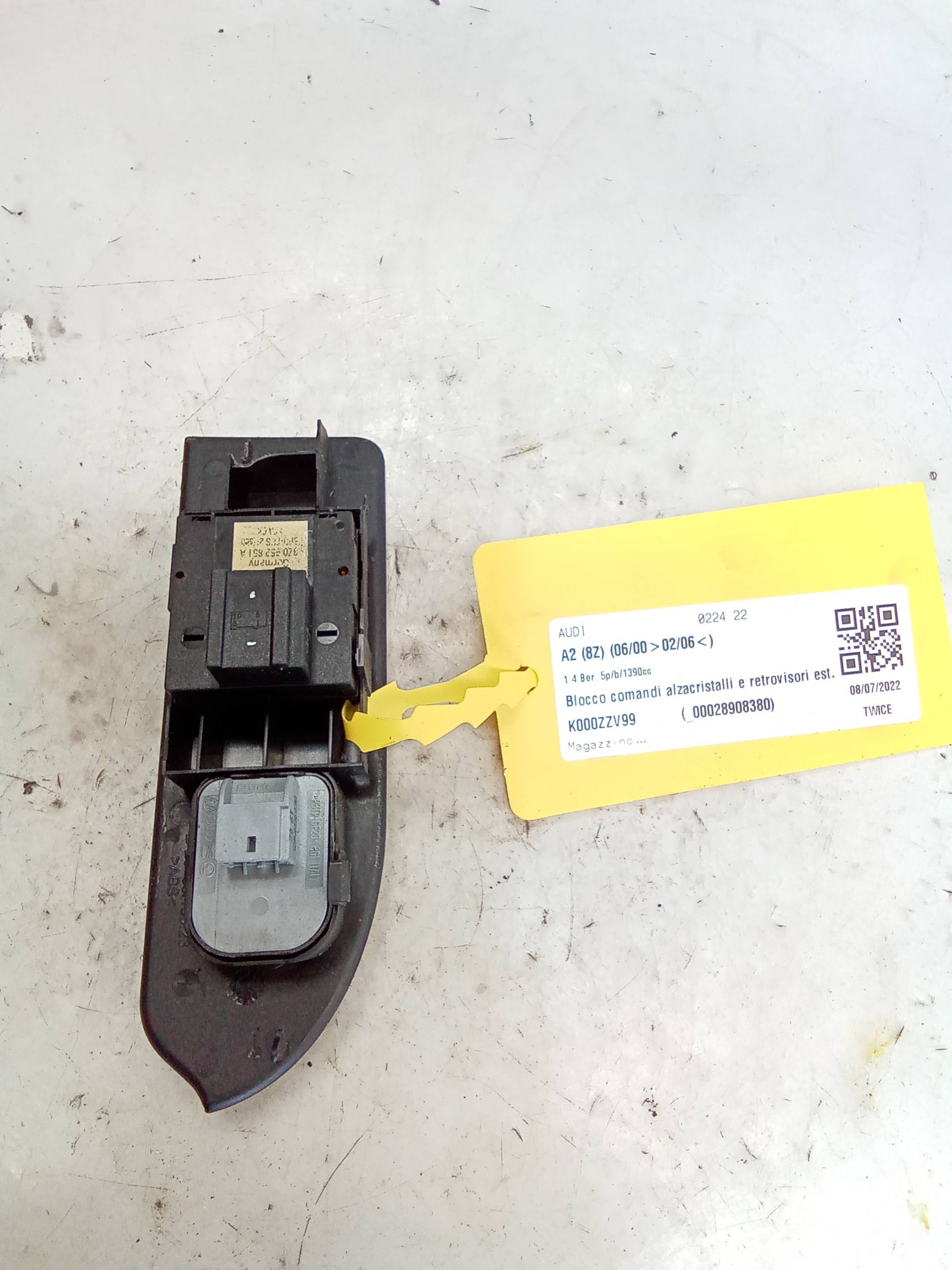 Blocco comandi alzacristalli e retrovisori est.