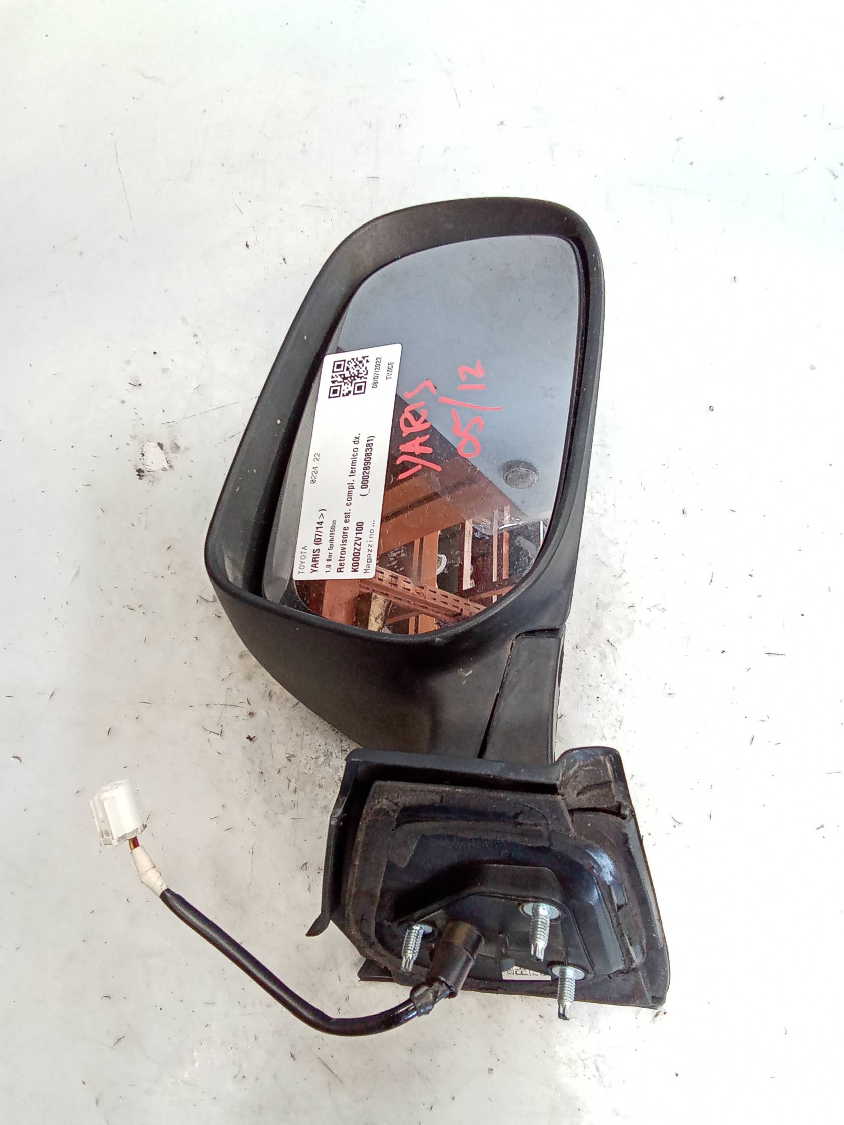 Retrovisore est. compl. termico dx.